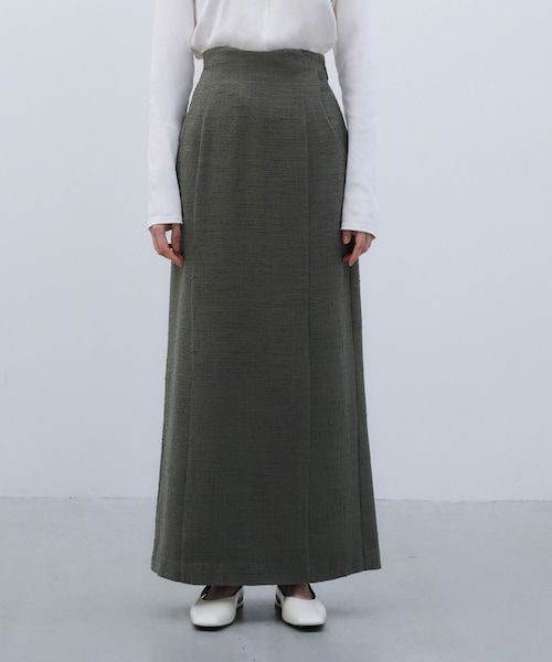 SIWEM（シウム）の「LIGHT TWEED WAVE SKIRT（スカート・レディース・グリーン・S/M）」の4枚目の写真