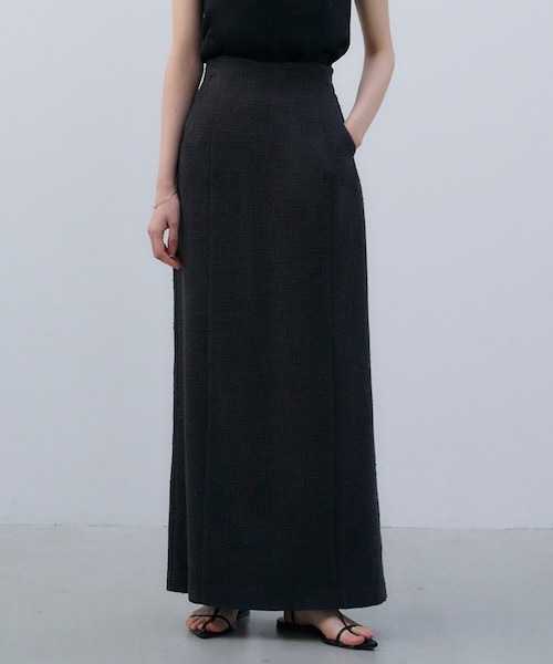 SIWEM（シウム）の「LIGHT TWEED WAVE SKIRT（スカート・レディース・グレー・S/M）」の4枚目の写真