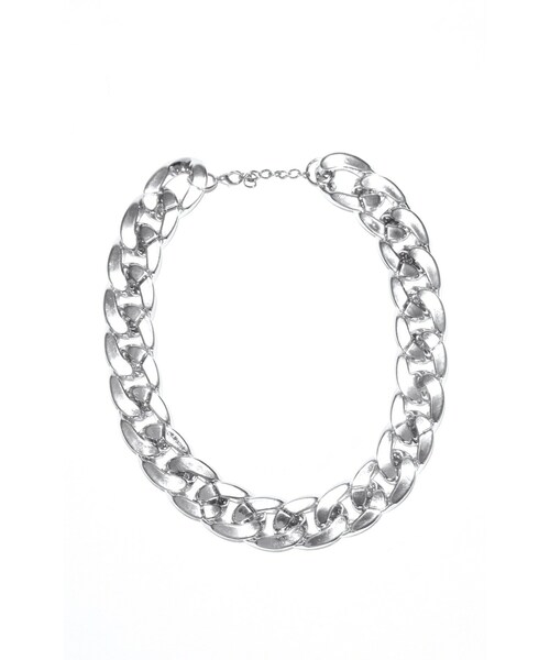 A.D.G(エーディージー)の「Big Silver Chain Necklace(ネックレス・レディース・シルバー・FREE)」の1枚目の写真
