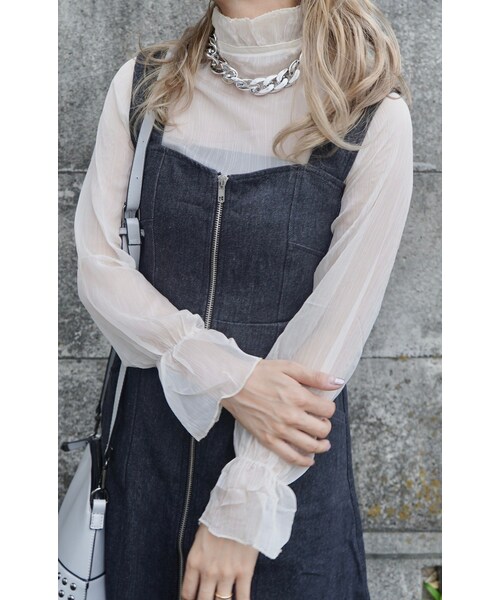 A.D.G(エーディージー)の「Big Silver Chain Necklace(ネックレス・レディース・シルバー・FREE)」の2枚目の写真