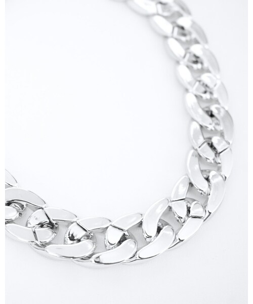 A.D.G(エーディージー)の「Big Silver Chain Necklace(ネックレス・レディース・シルバー・FREE)」の6枚目の写真