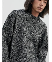 LIDNM | TWEED KNIT PO(ニット/セーター)