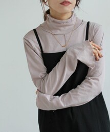 Crisp | シアーハイネックTシャツ[c1R3242](Tシャツ/カットソー)