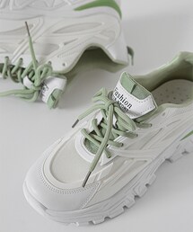 DHOLIC（ディーホリック）の「配色バックストラップボリュームスニーカー（スニーカー）」