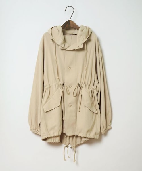 Crisp（クリスプ）の「オーバースノーパーカー[c8R3201]（マウンテンパーカー・レディース・ベージュ/ブラック/ホワイト・FREE）」の6枚目の写真