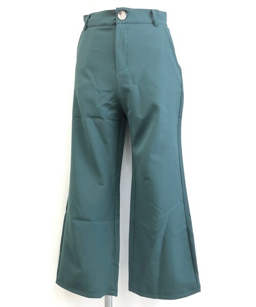 A.D.G(エーディージー)の「Semi Wide Slacks (deep green)(スラックス・レディース・グリーン・FREE)」の7枚目の写真
