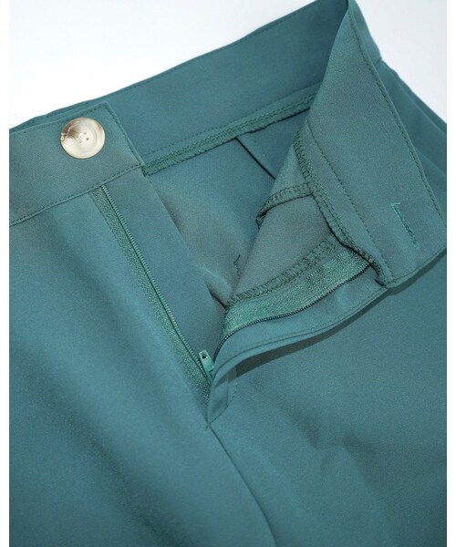 A.D.G(エーディージー)の「Semi Wide Slacks (deep green)(スラックス・レディース・グリーン・FREE)」の8枚目の写真