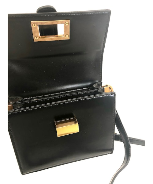 A.D.G(エーディージー)の「2strap Gold Buckle Square Bag (black)(ショルダーバッグ・レディース・ブラック・FREE)」の10枚目の写真