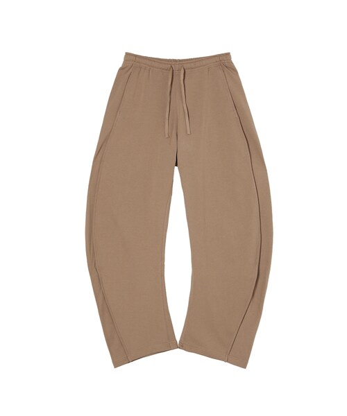 JNBY（ジェーエヌビーワイ）の「Volume Curved Cotton-jersey Track Pants（その他パンツ・レディース・ブラック/ライトブラウン/グリーン・36/38/40）」の3枚目の写真