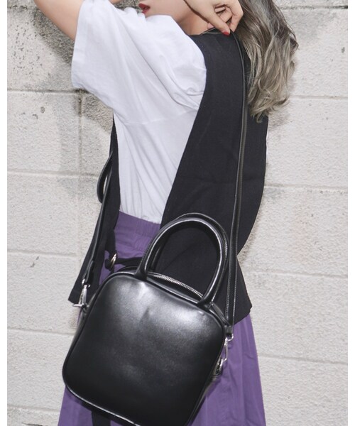 A.D.G（エーディージー）の「D-Ring Belted Knit Vest (black)（ベスト・レディース・ブラック・FREE）」の4枚目の写真