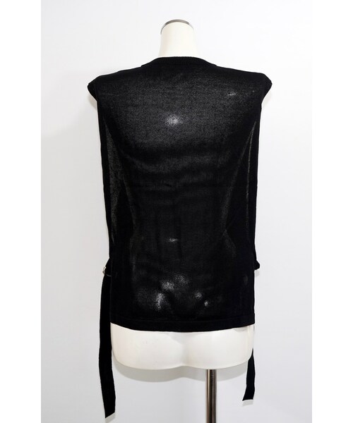 A.D.G（エーディージー）の「D-Ring Belted Knit Vest (black)（ベスト・レディース・ブラック・FREE）」の8枚目の写真