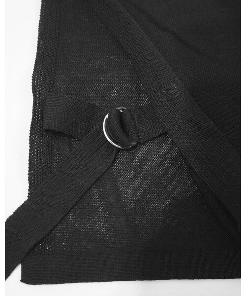 A.D.G（エーディージー）の「D-Ring Belted Knit Vest (black)（ベスト・レディース・ブラック・FREE）」の9枚目の写真