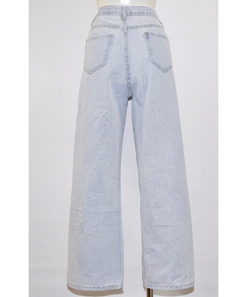 A.D.G(エーディージー)の「Left Knee Crush Denim Pants (light blue)(デニムパンツ・レディース・ブルー・FREE)」の9枚目の写真