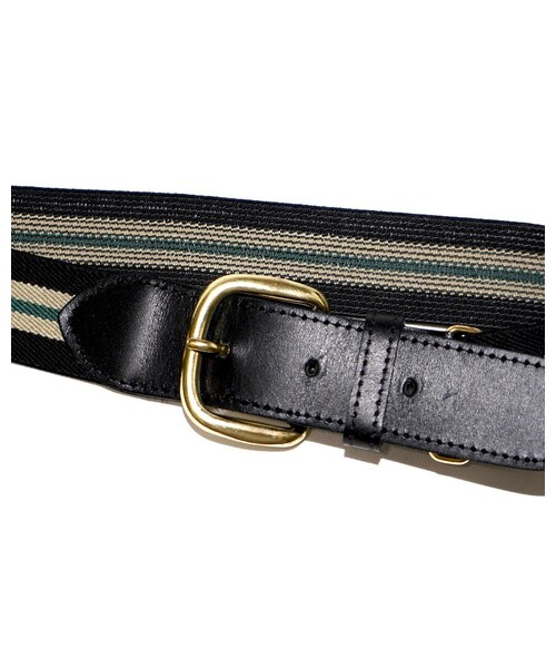 A.D.G（エーディージー）の「RETRO COLOR LINE BELT (black)（ベルト・レディース・ブラック・FREE）」の6枚目の写真