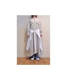 RehersalL | ミリタリードッキングシャツワンピース カテゴリ：RehersalLOnepiece(シャツワンピース)
