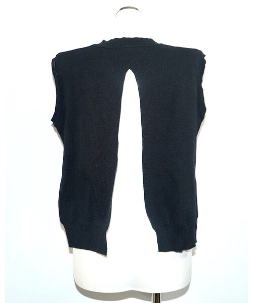 A.D.G（エーディージー）の「Stripe Blouse&Knit Vest 2P SET（その他トップス・レディース・ブラック・FREE）」の9枚目の写真