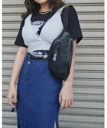 Pleats Design Bustier (white)