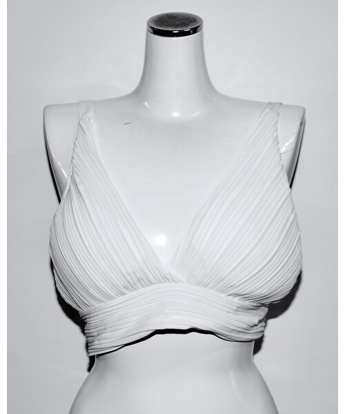 A.D.G（エーディージー）の「Pleats Design Bustier (white)（その他トップス・レディース・ホワイト・FREE）」の5枚目の写真