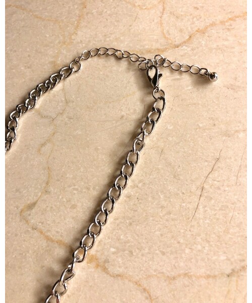 A.D.G(エーディージー)の「Pin Motif Chain Necklace (silver)(ネックレス・レディース・シルバー・FREE)」の7枚目の写真