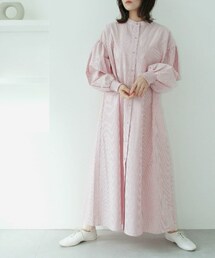 Crisp | ストライプシャツワンピース[c2R3241](シャツワンピース)