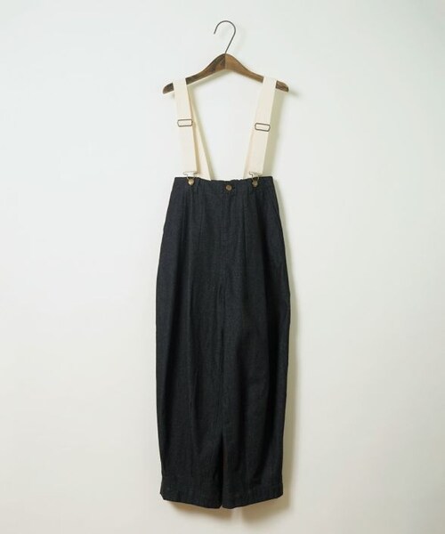 Crisp（クリスプ）の「サスペンダーボリュームデニムパンツ[c2R3280]（デニムパンツ・レディース・ブラック/ネイビー/ブルー・FREE）」の4枚目の写真