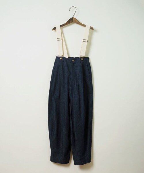 Crisp（クリスプ）の「サスペンダーボリュームデニムパンツ[c2R3280]（デニムパンツ・レディース・ブラック/ネイビー/ブルー・FREE）」の6枚目の写真