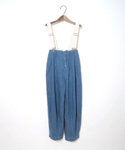 Crisp（クリスプ）の「サスペンダーボリュームデニムパンツ[c2R3280]（デニムパンツ・レディース・ブラック/ネイビー/ブルー・FREE）」の5枚目の写真