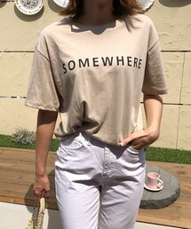 DHOLIC | SOMEWHERE半袖Tシャツ・全3色(Tシャツ/カットソー)