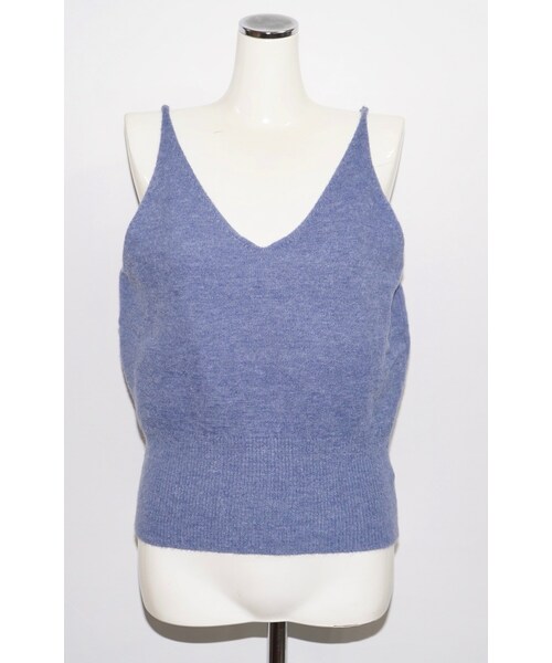 A.D.G(エーディージー)の「Knit Camisole Bustier (light blue)(キャミソール・レディース・ブルー・FREE)」の4枚目の写真