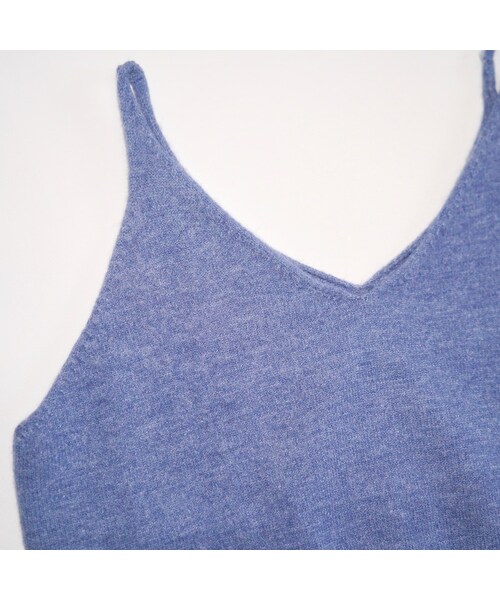 A.D.G(エーディージー)の「Knit Camisole Bustier (light blue)(キャミソール・レディース・ブルー・FREE)」の5枚目の写真