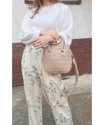 A.D.G | Back Lace-up Ribbon Sweat PO(white)(スウェット)