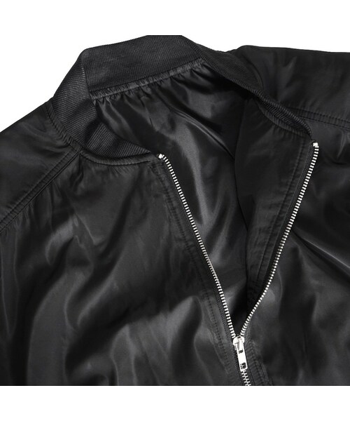 A.D.G(エーディージー)の「Balloon Sleeve Nylon Blouson (black)(ブルゾン・レディース・ブラック・FREE)」の9枚目の写真