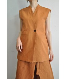 -- | コットンリネンベスト(ベスト)