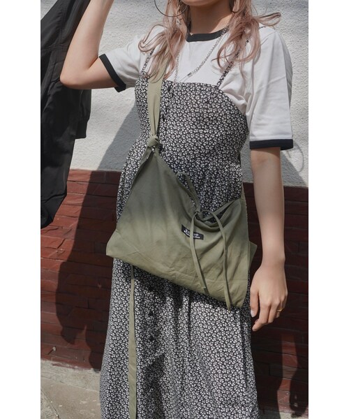 A.D.G（エーディージー）の「"A.D.G" 2way Sacoche&Tote Bag (green tea)（トートバッグ・レディース・グリーン・FREE）」の4枚目の写真