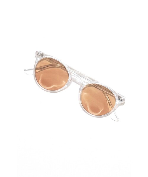 A.D.G(エーディージー)の「Clear Flame Boston Sunglass (brown-clear)(サングラス・レディース・ブラウン・FREE)」の4枚目の写真