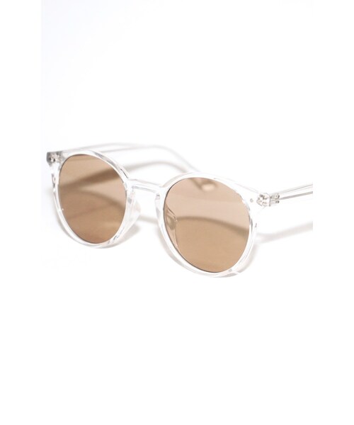 A.D.G(エーディージー)の「Clear Flame Boston Sunglass (brown-clear)(サングラス・レディース・ブラウン・FREE)」の5枚目の写真