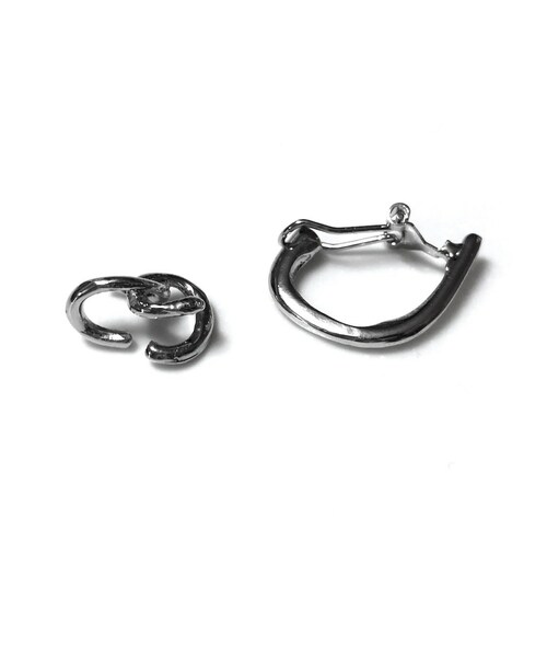 A.D.G(エーディージー)の「2type Silver Earring & Ear cuff 2P SET(イヤリング(片耳用)・レディース・シルバー・FREE)」の6枚目の写真