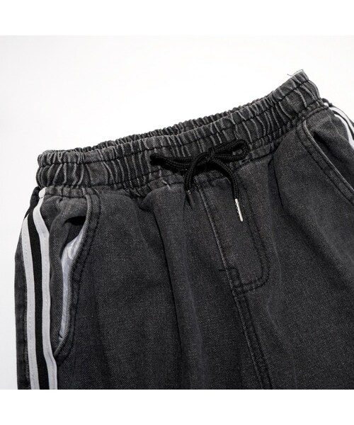 A.D.G（エーディージー）の「Side 2Line Black Denim Pants（デニムパンツ・レディース・ブラック・FREE）」の7枚目の写真