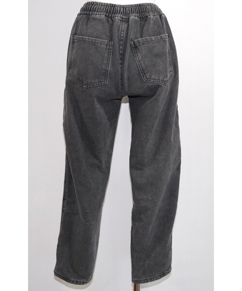 A.D.G（エーディージー）の「Side 2Line Black Denim Pants（デニムパンツ・レディース・ブラック・FREE）」の13枚目の写真