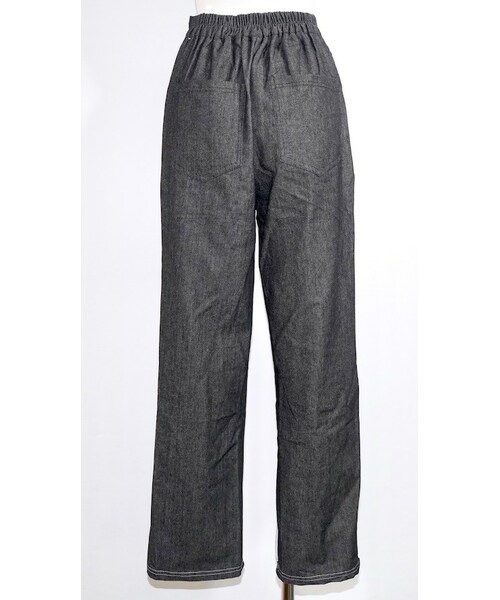A.D.G(エーディージー)の「Butterflies&Black Denim Switching Pants(デニムパンツ・レディース・ブラック・FREE)」の10枚目の写真