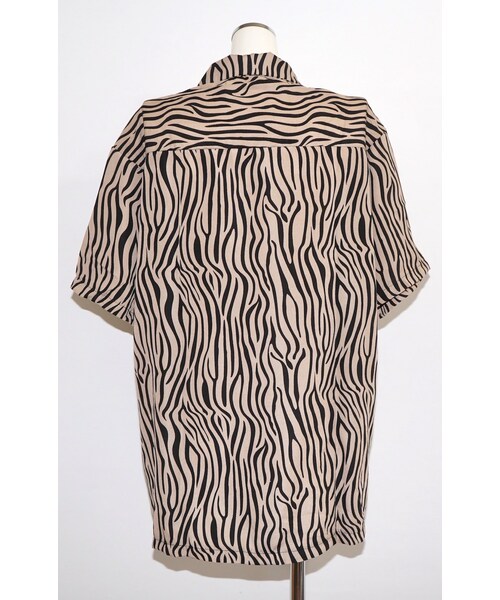 A.D.G（エーディージー）の「Zebra Big S/S Shirts (beige)（シャツ/ブラウス・レディース・ベージュ・FREE）」の8枚目の写真