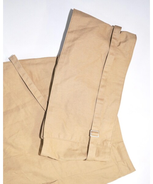 A.D.G（エーディージー）の「Pleats Switching Chino Long Skirt *with Belt (beige)（スカート・レディース・ベージュ・FREE）」の6枚目の写真