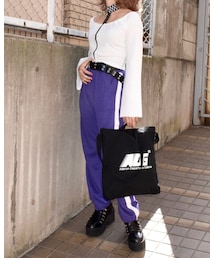 A.D.G | RING-ZIP CHECKERED CHOKER TOPS(その他トップス)