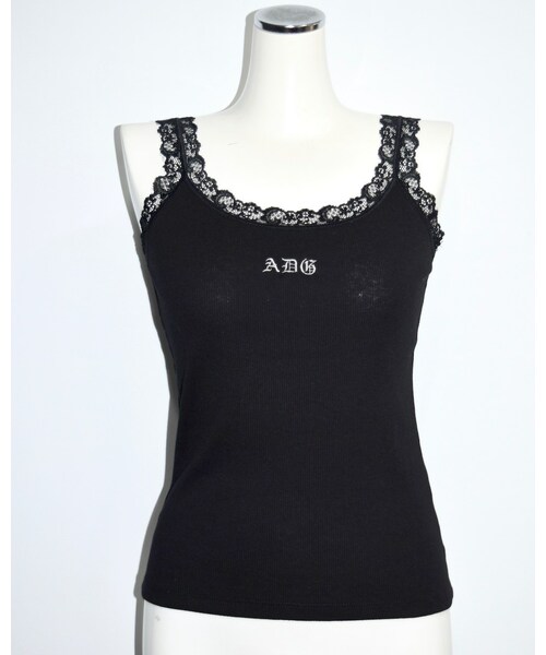 A.D.G(エーディージー)の「(全3色) ADG Lace Trim Rib-Camisole(キャミソール・レディース・その他・FREE)」の9枚目の写真