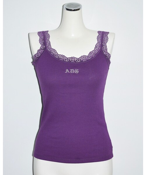 A.D.G(エーディージー)の「(全3色) ADG Lace Trim Rib-Camisole(キャミソール・レディース・その他・FREE)」の10枚目の写真