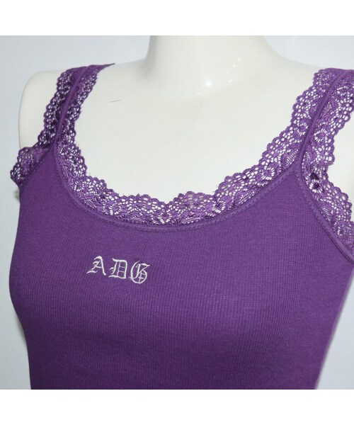 A.D.G(エーディージー)の「(全3色) ADG Lace Trim Rib-Camisole(キャミソール・レディース・その他・FREE)」の12枚目の写真