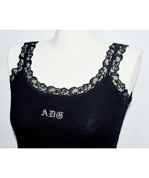 A.D.G(エーディージー)の「(全3色) ADG Lace Trim Rib-Camisole(キャミソール・レディース・その他・FREE)」の17枚目の写真