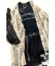 A.D.G | Silver Ring Chain Belt(ベルト)