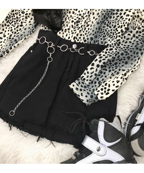 A.D.G（エーディージー）の「Silver Ring Chain Belt（ベルト・レディース・シルバー・FREE）」の6枚目の写真