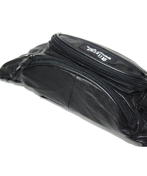 A.D.G（エーディージー）の「ADG BLACK LEATHER WAIST BAG（ボディバッグ/ウエストポーチ・レディース・ブラック・FREE）」の9枚目の写真